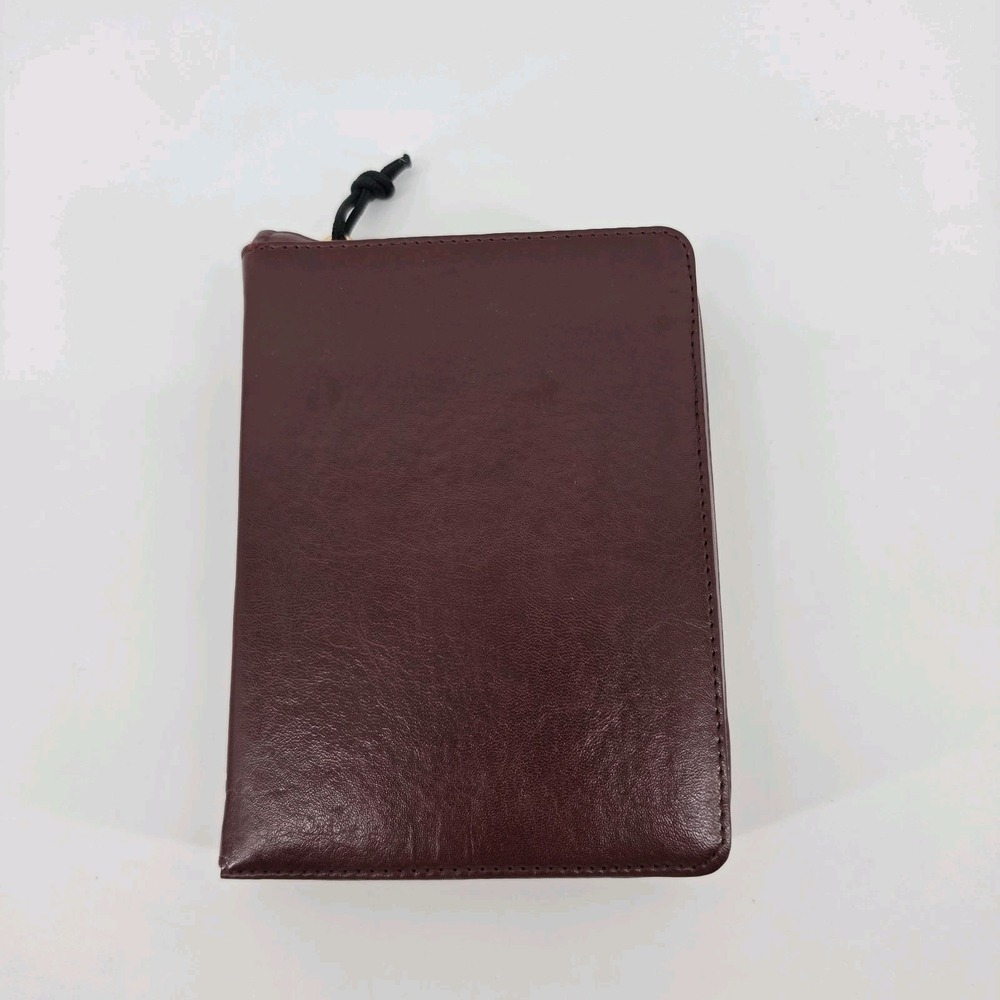 Ignatius Bible RSV Catholic Edition Burgundy Bonded Leather Zipper Closure Gold